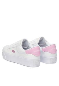 Lacoste Sneakersy Ziane Platform 51CFA0021 Biały. Kolor: biały. Materiał: skóra. Obcas: na platformie #3
