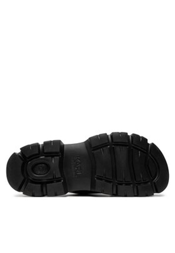Karl Lagerfeld - KARL LAGERFELD Klapki KL83504 Czarny. Kolor: czarny. Materiał: skóra