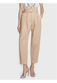 Pinko Jeansy 100614 A0I5 Beżowy Straight Fit. Kolor: beżowy