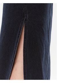 Calvin Klein Jeans Spódnica jeansowa J20J221808 Czarny Regular Fit. Kolor: czarny. Materiał: bawełna
