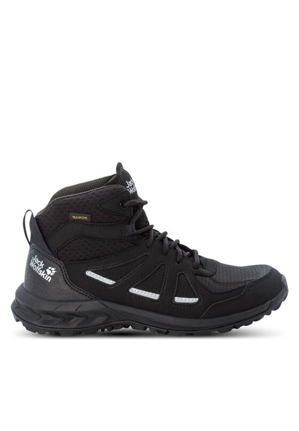 Jack Wolfskin Trekkingi Woodland 2 Texapore Mid W 4051331 Szary. Kolor: szary. Materiał: skóra