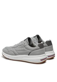 TOMMY HILFIGER - Tommy Hilfiger Sneakersy Faston Mix Ess FM0FM05141 Szary. Kolor: szary. Materiał: materiał