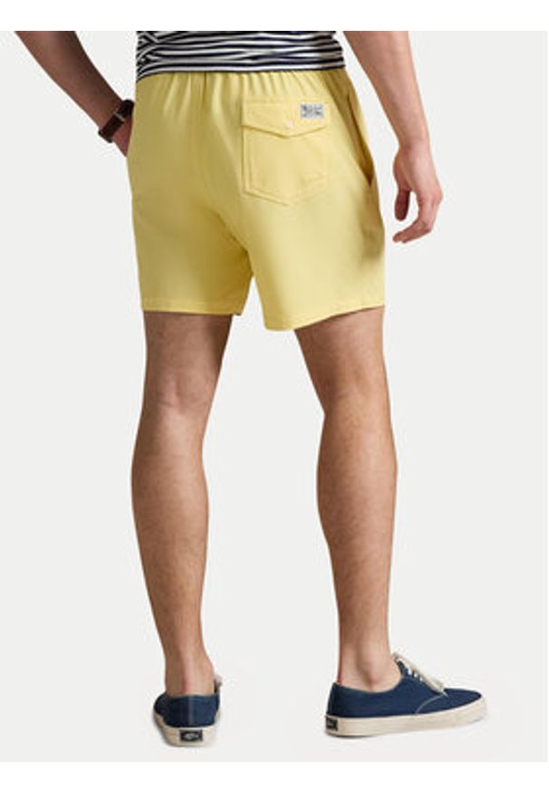 Polo Ralph Lauren Szorty kąpielowe 710957782504 Żółty Classic Fit. Kolor: żółty. Materiał: syntetyk