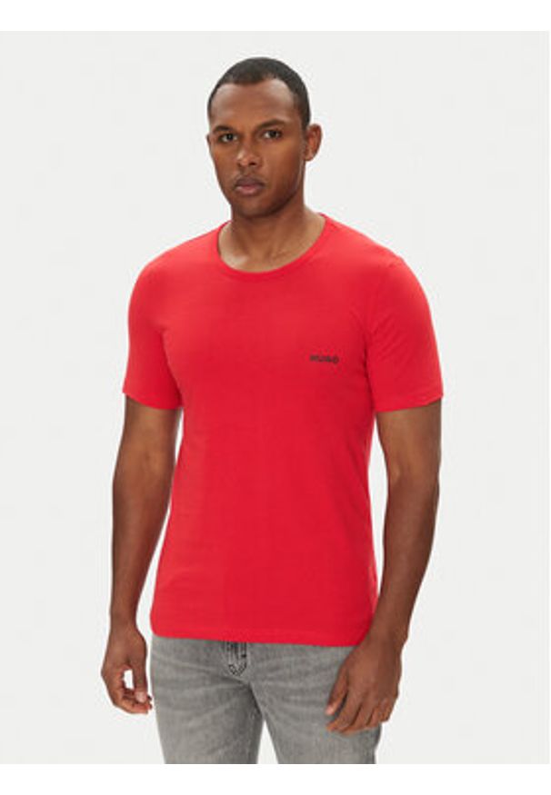 Hugo - HUGO Komplet t-shirtów 50532811 Kolorowy Regular Fit. Materiał: bawełna. Wzór: kolorowy