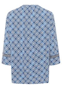 Olsen Koszula 12001780 Niebieski Regular Fit. Kolor: niebieski. Materiał: wiskoza