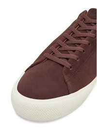 BOSS Sneakersy Aiden 50536521 Bordowy. Kolor: czerwony. Materiał: zamsz, skóra #3