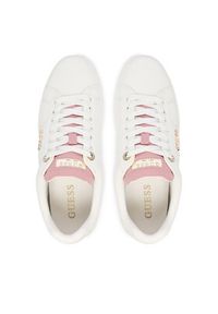 Guess Sneakersy FLFWLL ELE12 Biały. Kolor: biały. Materiał: skóra