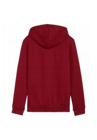 Puma - Damska Bluza Polarowa Z Logo Ess+ Lab. Typ kołnierza: kaptur. Kolor: czerwony. Materiał: polar. Sport: joga i pilates #2