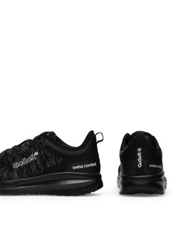 Go Soft Sneakersy WP-123 Czarny. Kolor: czarny. Materiał: materiał