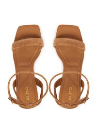 Aldo Sandały Austorai 14190559 Brązowy. Kolor: brązowy. Materiał: zamsz, skóra #4