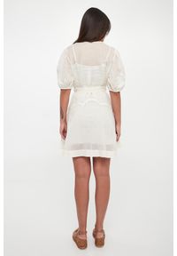 Twinset Milano - Sukienka z ramii z haftami TWINSET. Wzór: haft #4