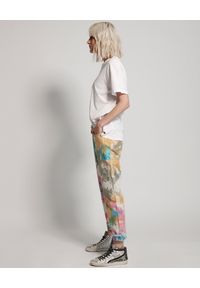 ONETEASPOON - Jeansy Tie Dye Baggie. Stan: podwyższony. Kolor: biały. Wzór: aplikacja #8