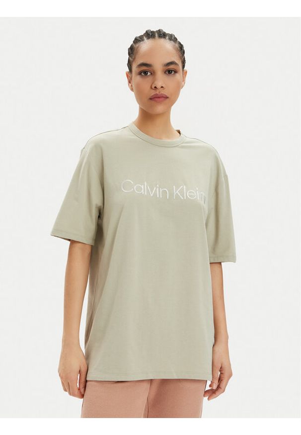 Calvin Klein Underwear T-Shirt 000QS7069E Zielony Relaxed Fit. Kolor: zielony. Materiał: bawełna
