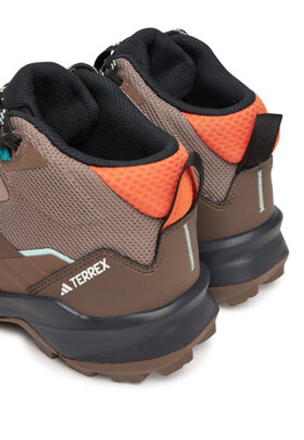 Adidas - adidas Trekkingi Terrex Skychaser AX5 Mid GORE-TEX JH7808 Brązowy. Kolor: brązowy. Materiał: materiał
