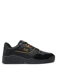 EA7 Emporio Armani Sneakersy X8X187 XK402 U427 Czarny. Kolor: czarny. Materiał: skóra