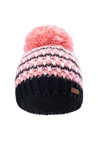 Elbrus - Damska Czapka Zimowa Alla. Kolor: różowy, wielokolorowy, czarny. Sezon: zima #1