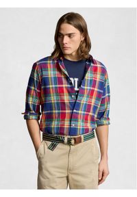 Polo Ralph Lauren Koszula 710937992001 Kolorowy Custom Fit. Typ kołnierza: polo. Materiał: bawełna. Wzór: kolorowy #1