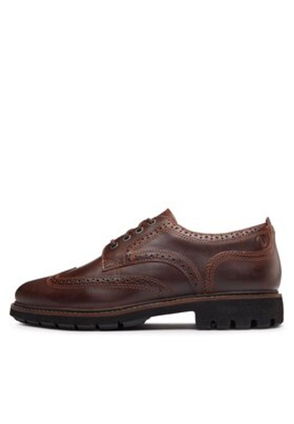 Clarks Półbuty Batcombe Far 261734397 Brązowy. Kolor: brązowy. Materiał: skóra