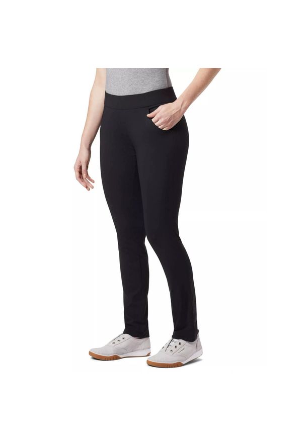 columbia - Damskie spodnie turystyczne Columbia Anytime Casual Pull On. Kolor: czarny. Materiał: elastan, nylon. Sezon: lato. Sport: turystyka piesza