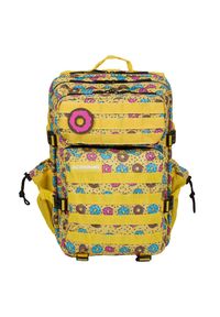 ELITEX TRAINING - Plecak kabinowy wodoodporny V1 Donuts 45L do sportu i podróży. Kolor: żółty. Styl: sportowy #1