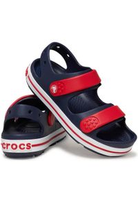 Dziecięce sandały Crocs CROCBAND. Kolor: biały, czerwony, wielokolorowy, niebieski