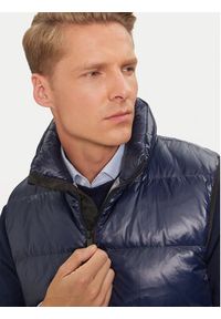 La Martina Bezrękawnik ZMO007 PA078 Granatowy Regular Fit. Kolor: niebieski. Materiał: syntetyk. Długość rękawa: bez rękawów #3