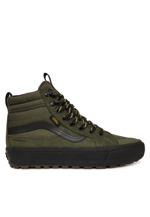 Vans Tenisówki MTE Sk8-Hi Waterproof Insulated VN000DAQ2031 Khaki. Kolor: brązowy. Materiał: materiał
