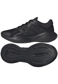 Adidas - Buty do biegania adidas Response W GW6661 czarne. Kolor: czarny. Materiał: syntetyk, guma, materiał. Szerokość cholewki: normalna