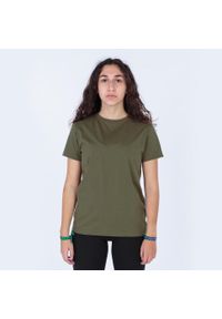 Joma Desert damska koszulka khaki 2XL — 100% bawełna, krótki rękaw. Kolor: zielony. Materiał: bawełna. Długość rękawa: krótki rękaw. Długość: krótkie. Sport: fitness
