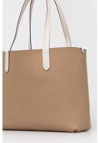 MICHAEL Michael Kors torebka skórzana dwustronna kolor beżowy. Kolor: beżowy. Materiał: skórzane. Rodzaj torebki: na ramię #4