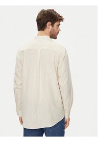 Pepe Jeans Koszula Pamphill PM308499 Beżowy Regular Fit. Kolor: beżowy. Materiał: bawełna