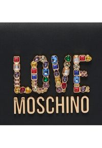 Love Moschino - LOVE MOSCHINO Torebka JC4337PP0IKJ0000 Czarny. Kolor: czarny. Materiał: skórzane #4