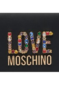 Love Moschino - LOVE MOSCHINO Torebka JC4337PP0IKJ0000 Czarny. Kolor: czarny. Materiał: skórzane