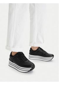 Nine West Sneakersy CEO-AW25-3C201 Czarny. Kolor: czarny. Materiał: materiał #3