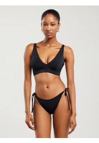 Big-Star - Dół od kostiumu kąpielowego czarny Bellsara 906. Kolor: czarny. Materiał: materiał. Wzór: nadruk #3