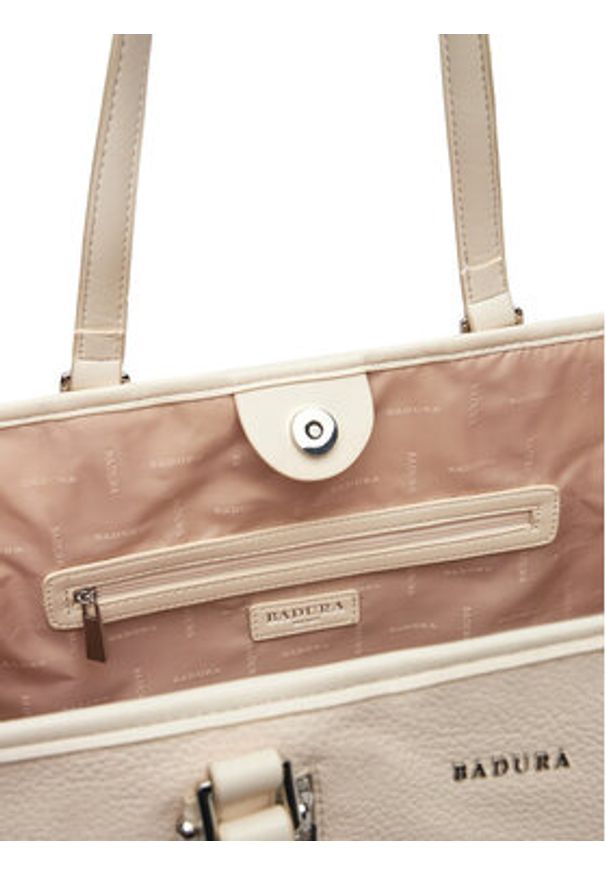 Badura Torebka Wen-30 Biały. Kolor: biały. Materiał: skórzane