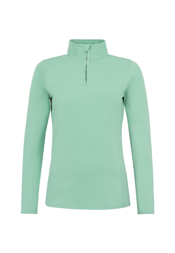Damski polar 1/4 zip Protest Refabriz. Kolor: zielony. Materiał: polar. Sezon: zima. Sport: narciarstwo