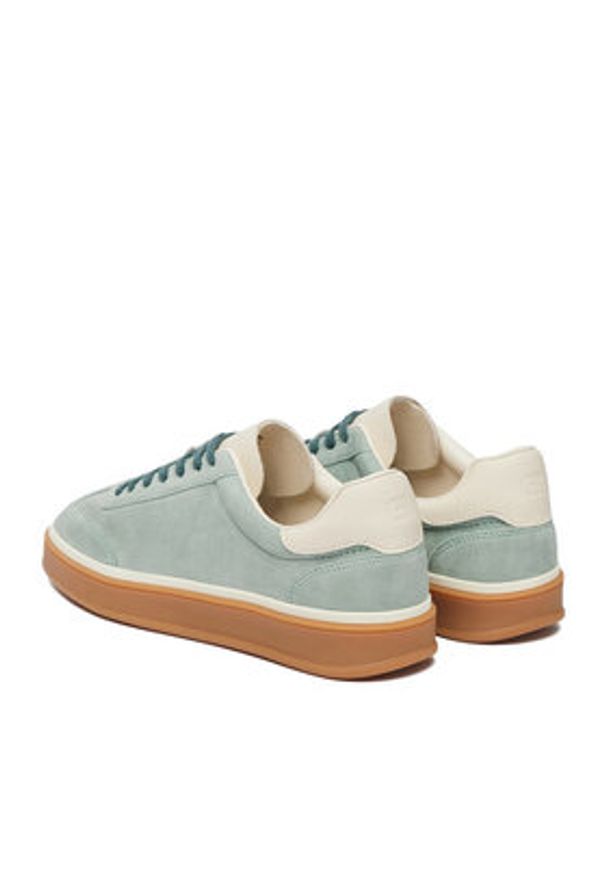 Gino Rossi - GINO ROSSI Sneakersy EO-GRW03 Turkusowy. Kolor: turkusowy. Materiał: zamsz, skóra