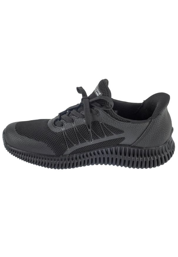 skechers - Buty sportowe Sneakersy damskie, Skechers Slip-Ins: Bobs Geo Lite - Divine Pace. Kolor: czarny. Sport: turystyka piesza