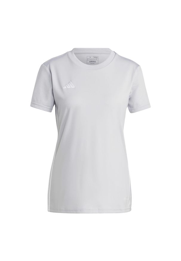 Adidas - Damski jersey adidas Tabela 23. Kolor: szary, biały, wielokolorowy. Materiał: poliester. Sport: piłka nożna