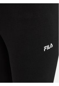 Fila Legginsy FAW0456 Czarny Slim Fit. Kolor: czarny. Materiał: bawełna