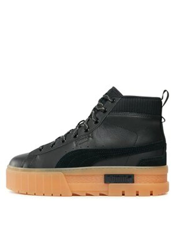 Puma Sneakersy Mayze Mid Gentle Wns 393085 01 Czarny. Kolor: czarny. Materiał: skóra
