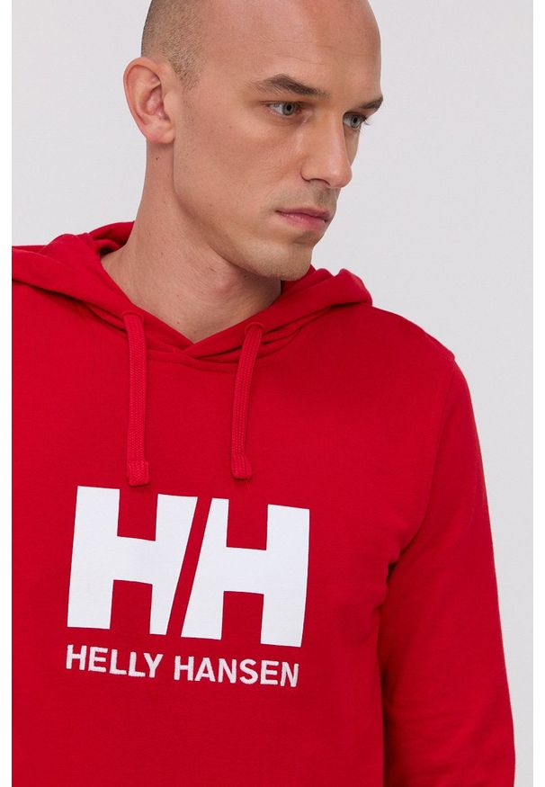 Helly Hansen - Bluza. Okazja: na co dzień. Kolor: czerwony. Wzór: aplikacja. Styl: casual