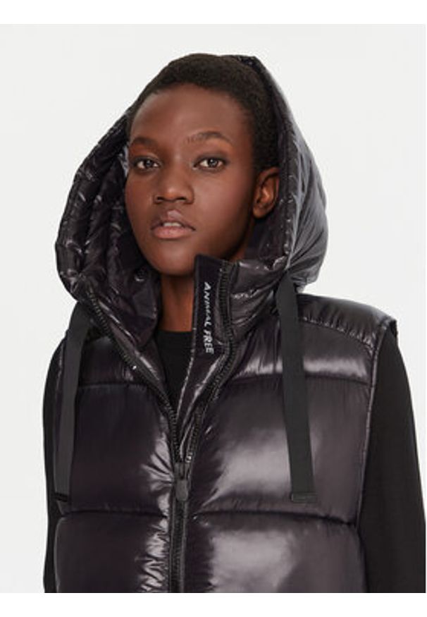 Save The Duck Bezrękawnik D80302W LOVE21 Czarny Regular Fit. Kolor: czarny. Materiał: syntetyk. Długość rękawa: bez rękawów