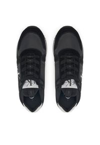 Calvin Klein Jeans Sneakersy Runner Sock Laceup Ny-Lth W YW0YW00840 Czarny. Kolor: czarny. Materiał: zamsz, skóra #3