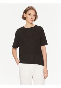 DAY T-Shirt Parry 100422 Czarny Relaxed Fit. Kolor: czarny. Materiał: bawełna #1