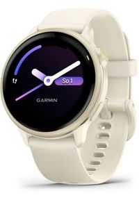 GARMIN - Zegarek sportowy Garmin Vivoactive 6 Kremowy (010-02985-01). Kolor: kremowy. Styl: sportowy #1