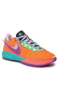 Buty Nike Lebron Xx DJ5423 800 Total Orange/Vivid Purple. Kolor: pomarańczowy. Materiał: materiał #1