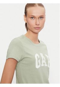 GAP - Gap T-Shirt 417797-14 Zielony Regular Fit. Kolor: zielony. Materiał: bawełna