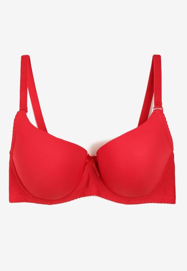 Renee - Czerwony Biustonosz z Usztywnionymi Miseczkami Full Cup Elatris. Kolor: czerwony